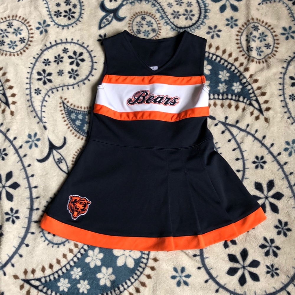 Kids Bears Navy and Orange Casual Dress